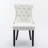 Kingson Modern Glam Tufted Two-Tone Dining Chair with Nailhead Trim & Back Pull Ring-9081305-24591743