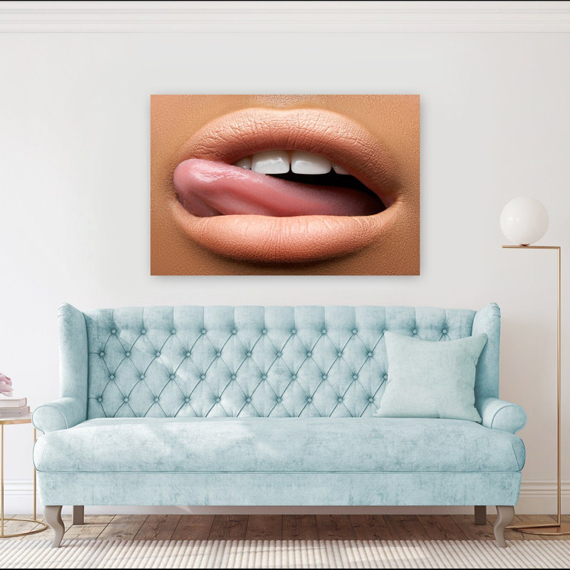 Impression d'art contemporain sensuel, 40" H x 60" W