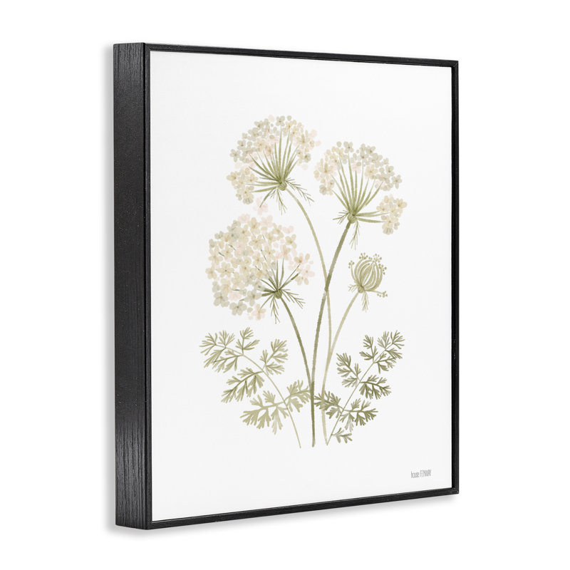 Art de giclée de maison de pissenlit discret par House Fenway, Giclée encadrée noir minuit, H 30 po x l 24 po