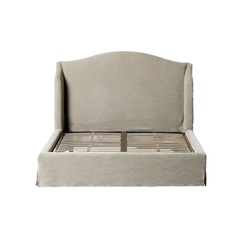 Mulberry Upholstered Bed, King, Broadway Stone