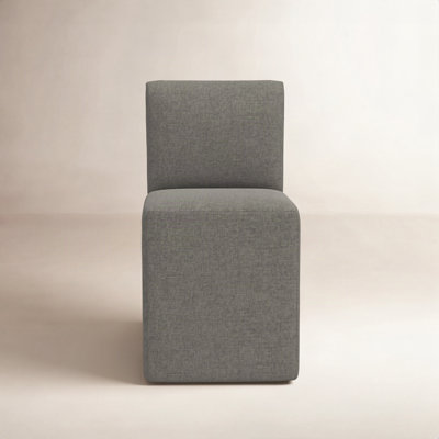Mendy Upholstered Dining Chair with Casters