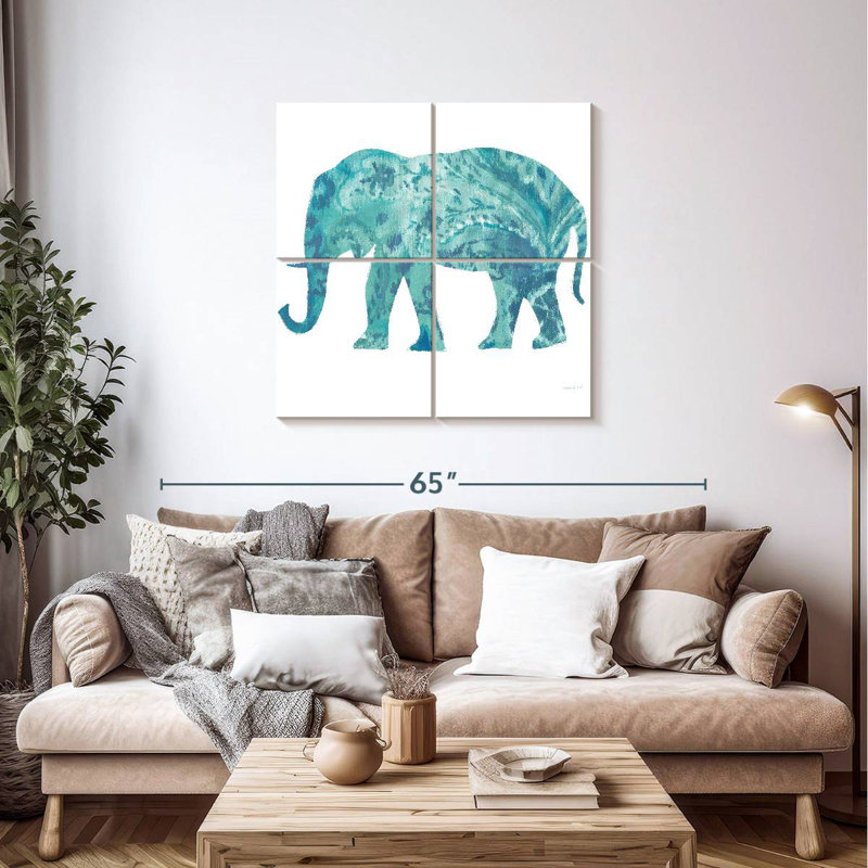 Éléphant brun sarcelle Brampt II
