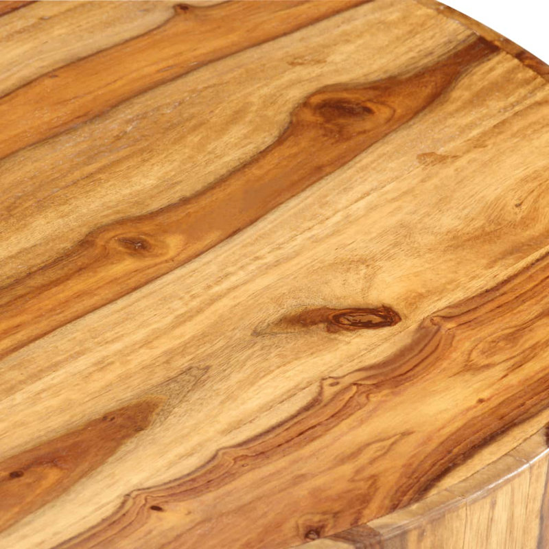Table basse simple avec rangement en bois massif Siniard