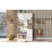 Modern Entryway Bench with Coat Rack