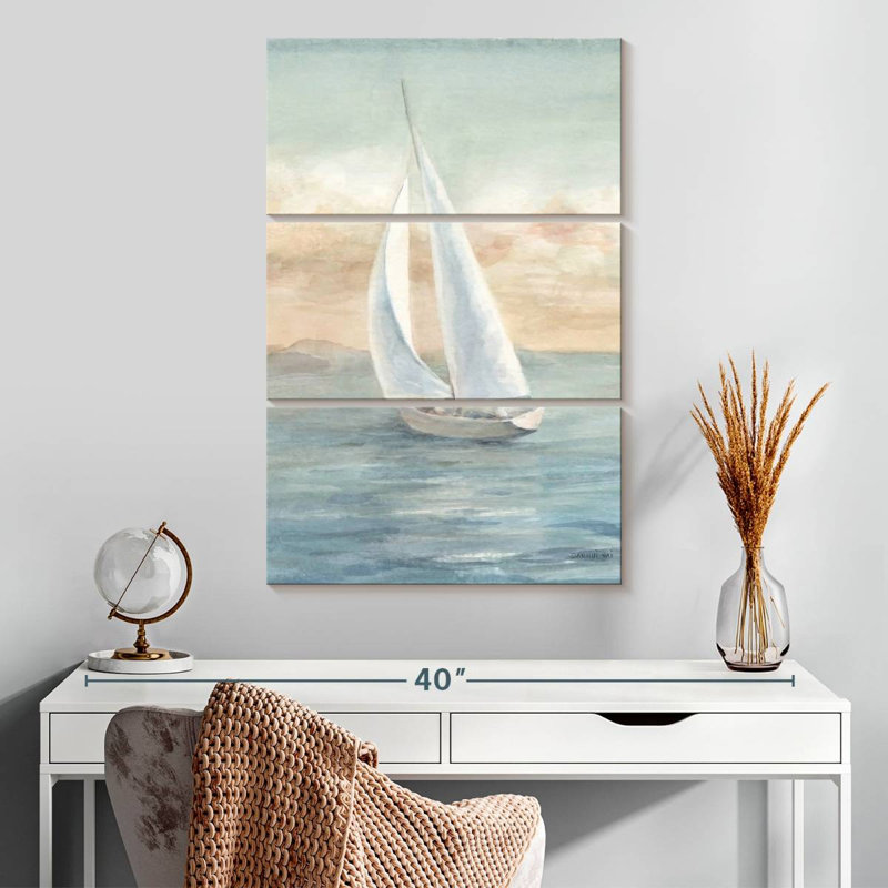Beach full sail i Aletra, H 32 po x l 20 po