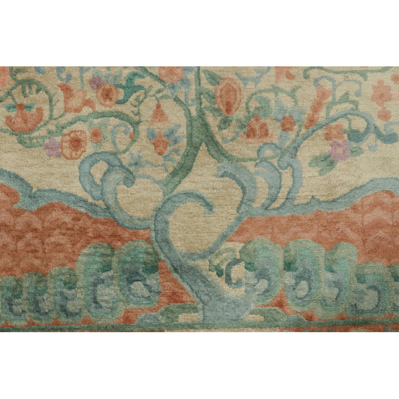 Antique One-of-a-Kind 6'0X8'11 Hand Knotted Area Rug