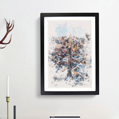 Downtown San Francisco - Picture Frame Painting Print