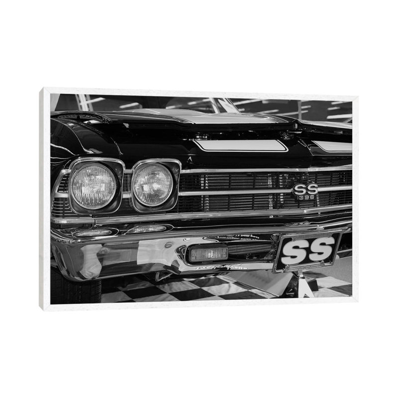 Chevelle - Print on Canvas, 101.6 cm H x 66.04 cm W, White Floater Framed
