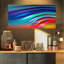 « belle ondulations arc-en-ciel », impression sur toile-20865755