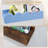 Floating Kids Bookshelf Set Of 3 With Hooks, Natural Wood Scalloped Nursery Shelves For Wall, Book & Toy Storage For Baby Room, Playroom Organization