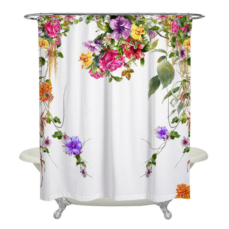 Barcelone Shower Curtain, 83" H x 70" W
