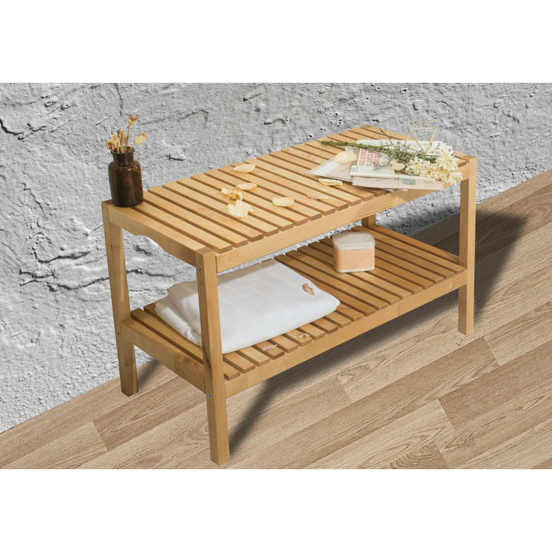 8 Pair Solid Wood Shoe Rack