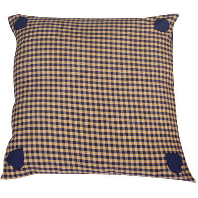 Johnnie Plaid Square Cushion