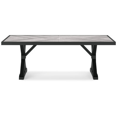 Geralda Outdoor Dining Table by Beachcrest Home
