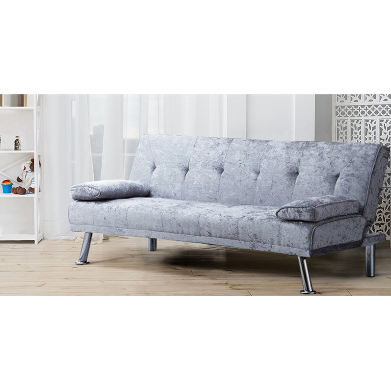 Haven 3 Seater Sofa Bed, Steel