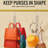 3 Pcs Purse Hanger Organizer For Closet Hanging Bag Holder