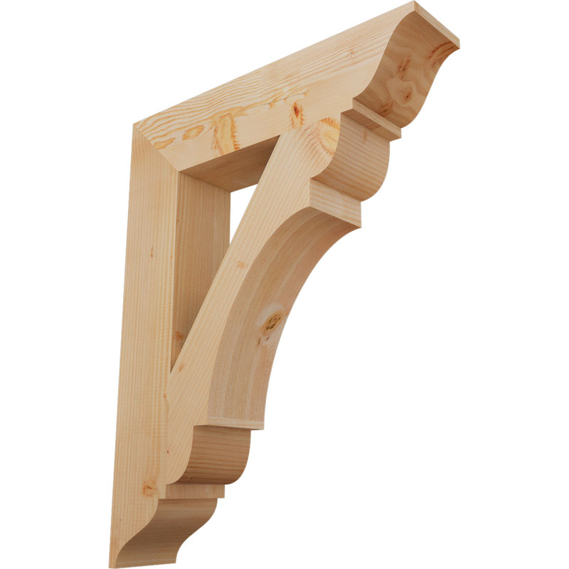 Support olympique traditionnel, H 36 po x l 5,5 po x P 28 po, Douglas (lisse)