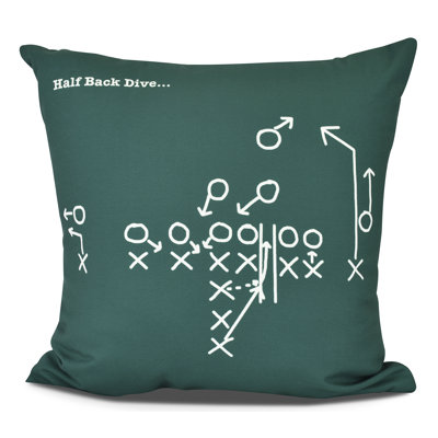 Goals, Gourds, And Gatherings Reversible Throw Pillow