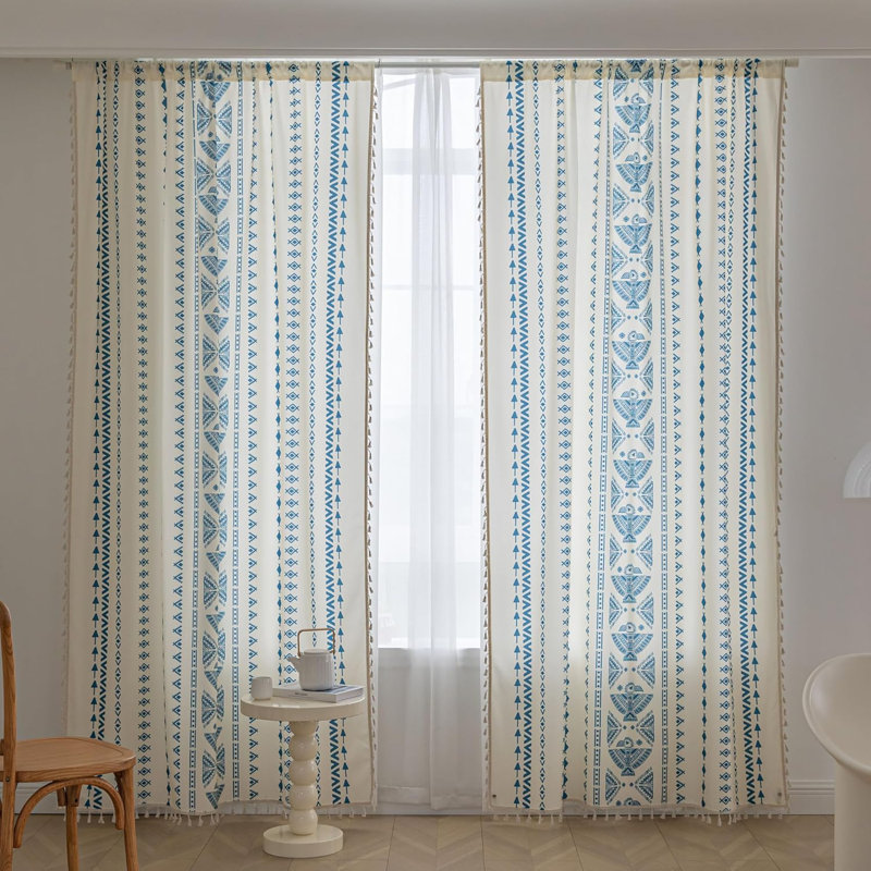 Curtain Panel Pair, 132.08cm  Width x 213.36cm Drop