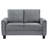 Dixon Grey Upholstered 2-Piece Sofa Set