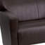 Causeuse en cuir noir-118913849