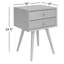 Mini table de chevet 2 tiroirs Williams-91383213