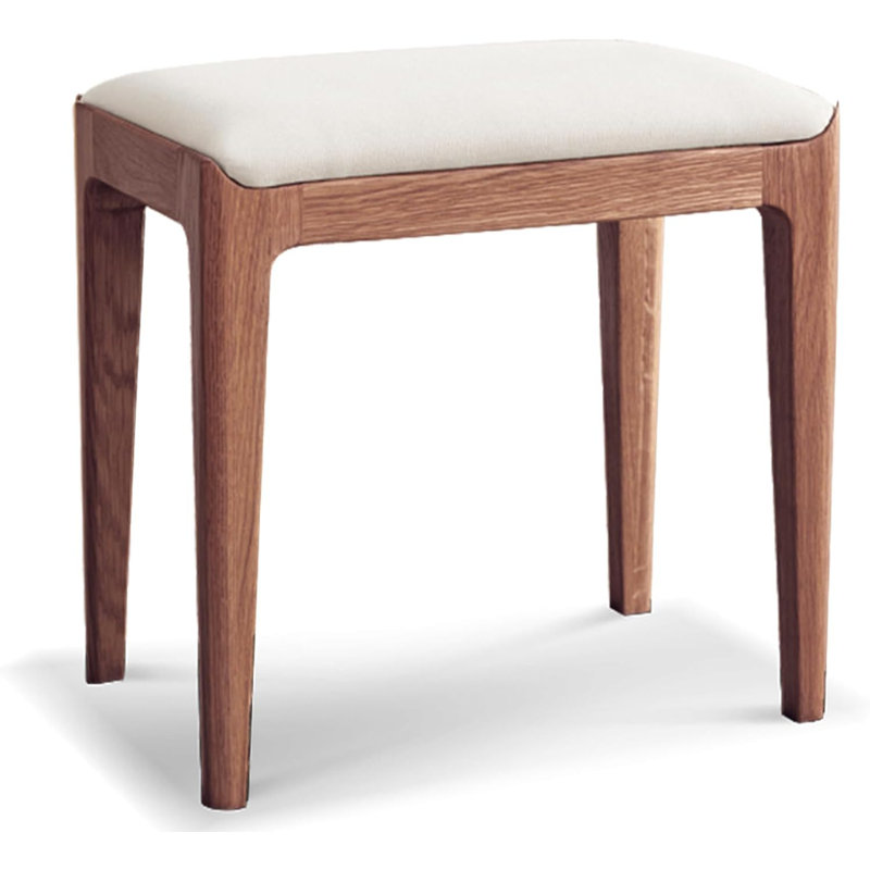  Tabouret de coiffeuse Lumi, Chêne brun