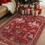 Tapis rouge lavable à la machine Christmas-367434075