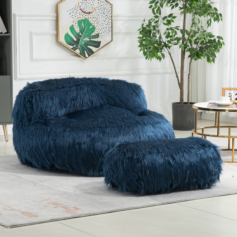 Everly Quinn Moncla Bean Bag Sofa & Reviews | Wayfair