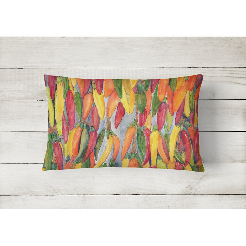 Coussin intérieur/extérieur à poivrons hot