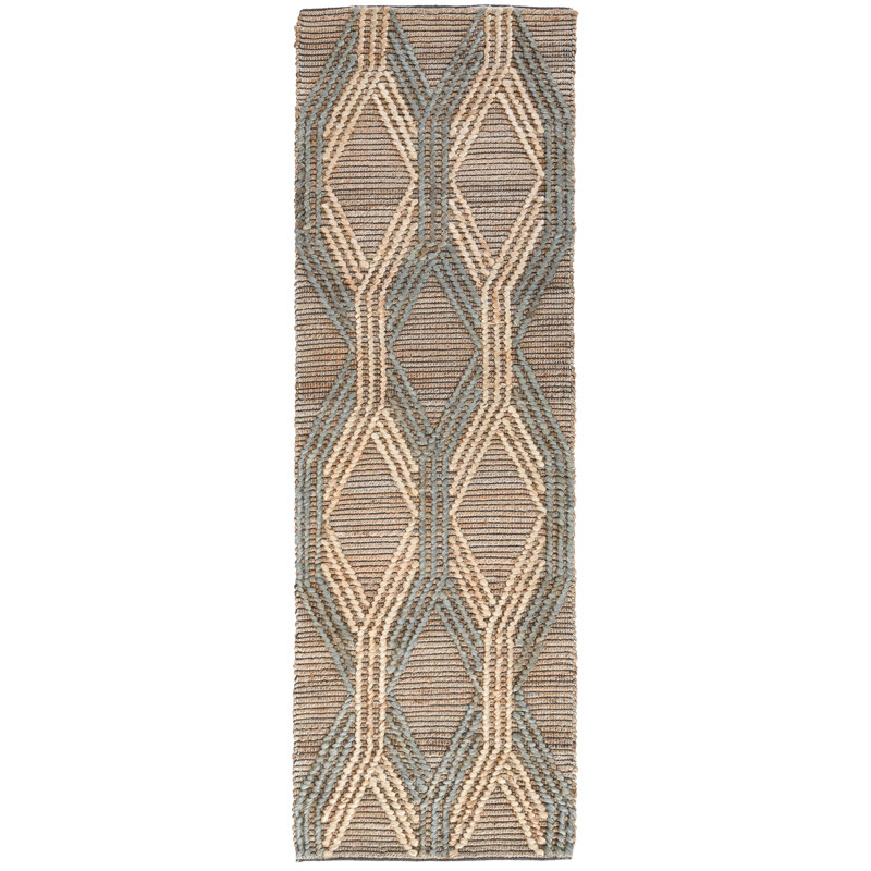 Geometric Indoor Rug, Rectangle 2'6'' x 8'