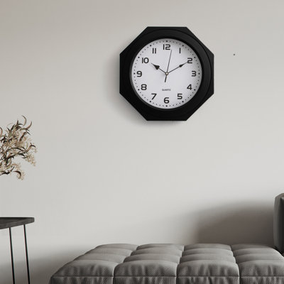 Horloge murale 12 po Clift