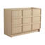Meuble-lavabo autoportant 48 po et 3 portes d'armoire à fermeture en douceur