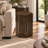 Geometric Metal End Table