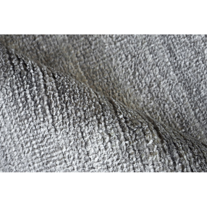 Plush Area Rug in Dark Silver, Rectangle 2' x 3'