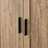 Storage Cabinet With Two Doors For Bathroom, Office, Adjustable Shelf, MDF Board, Brown (Old Sku:N725P181207D/WF302824AAD)-81327622