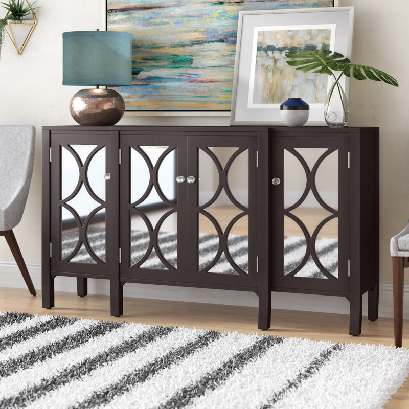 Eveland Sideboard, 34" H x 72" W x 16" D, White