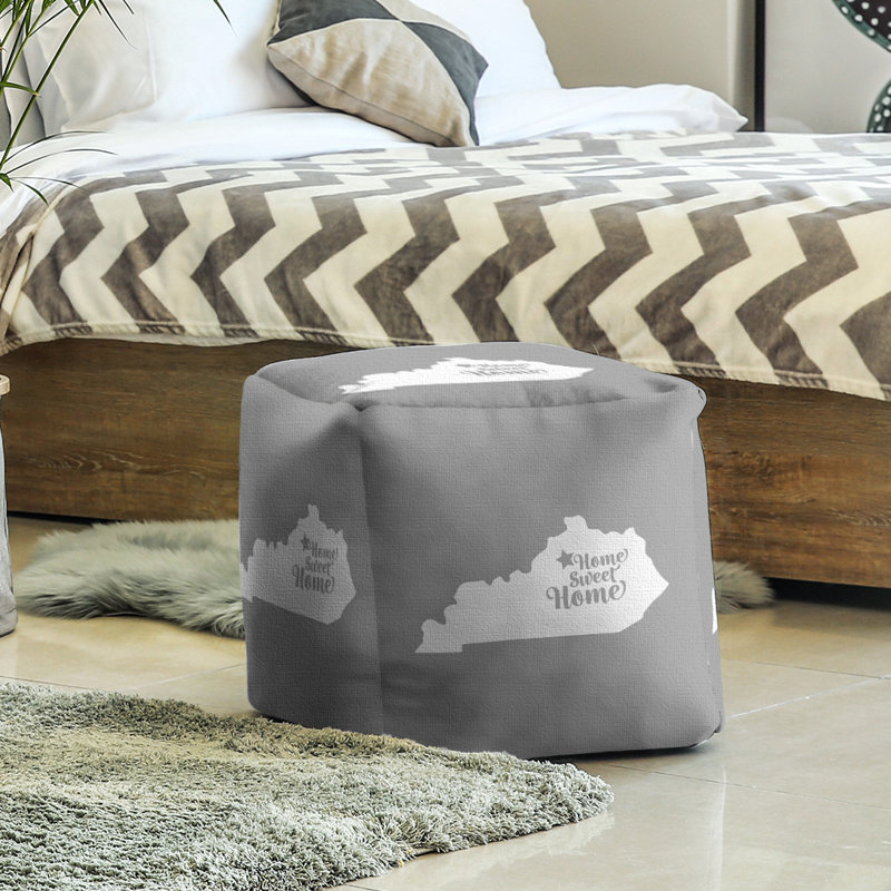 Repose-pieds à cubes frankfort the home, Gris