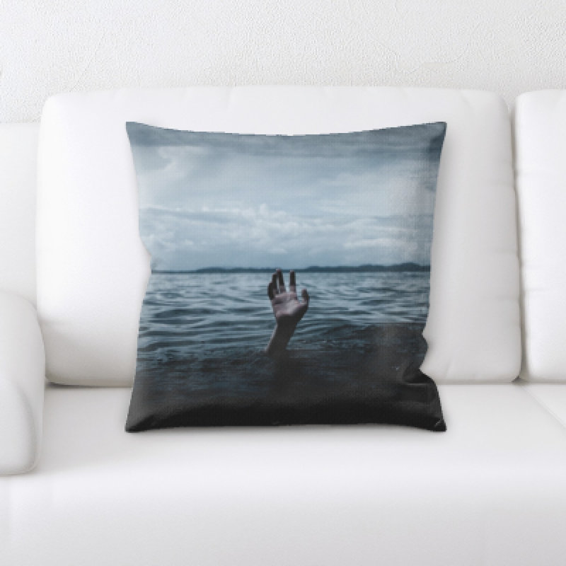 Microsuede Throw Pillow