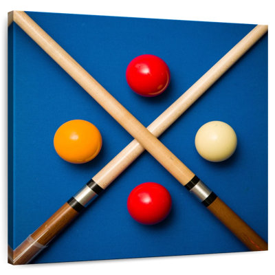 Balle et bâtons de billard Senne