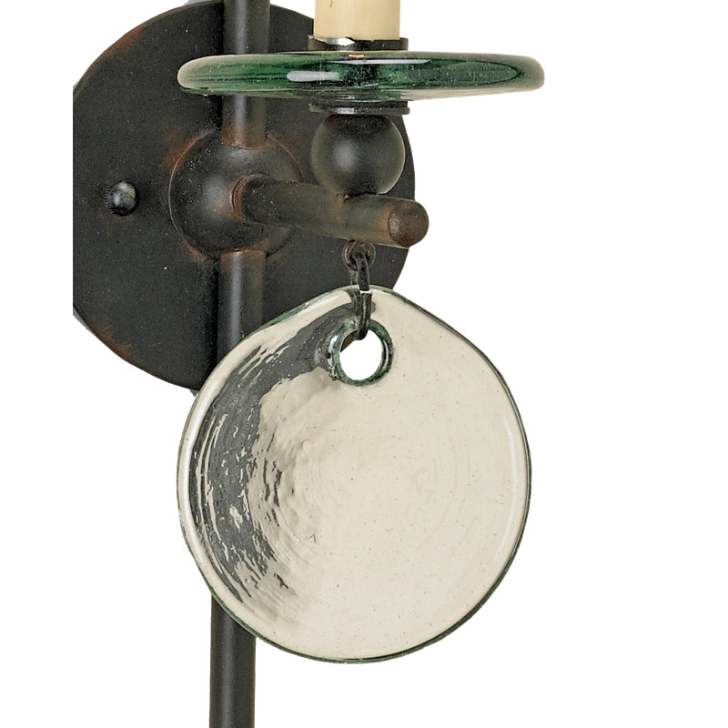 Sethos Candle Wall Light, Old Iron
