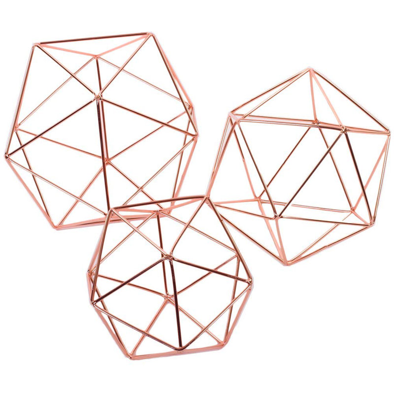 Abstract Figurines & Sculptures, Rose Gold