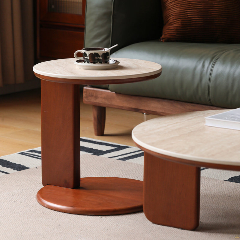 Table basse surélevée 100% chêne massif
