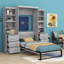 Lit escamotable avec rangement Josa-221486962
