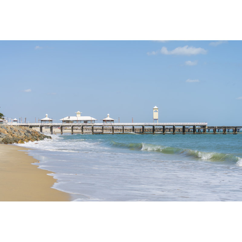 Walkway At Beach by Phaelnogueira - Wrapped Canvas Print, 20cm H x 30cm W