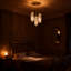 Lustre suspendu en cristal 3 lumières Modern