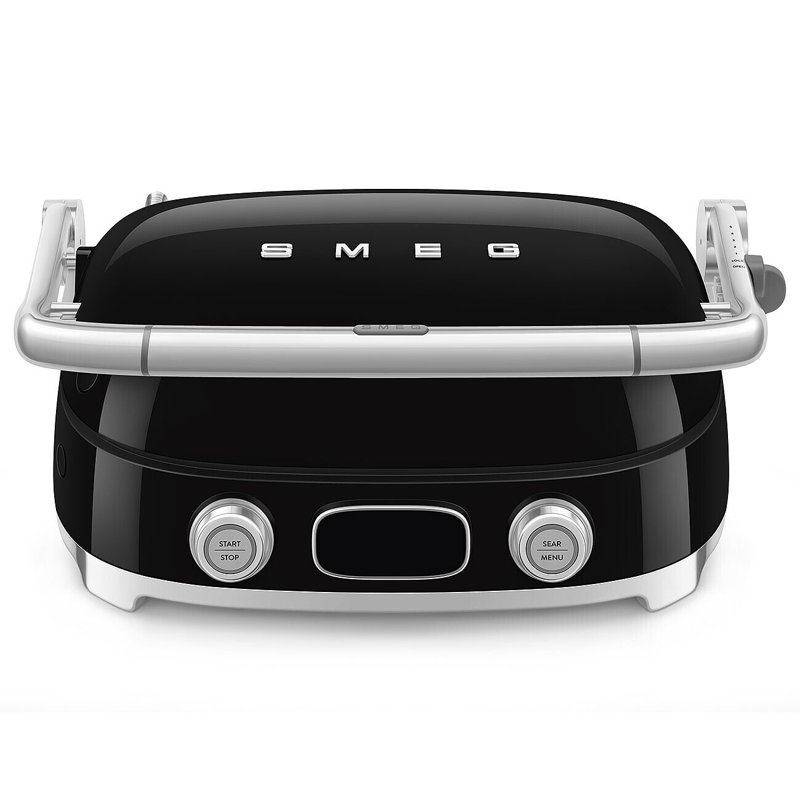 50's Retro Style Aesthetic Multi-use Grill in Black, Black