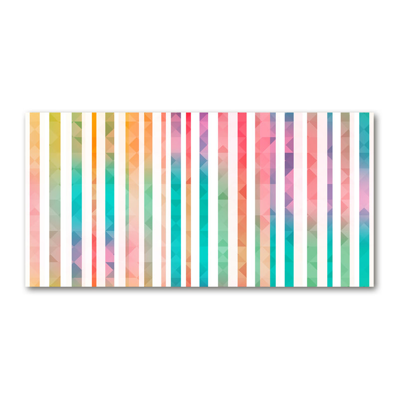 50cm W x 100cm L Glass Peel and Stick Panel