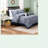 Elegant Jacquard Bedding Sets, Polyester Texture, Navy Blue Design For Home