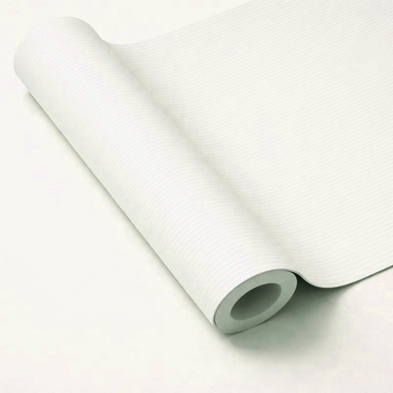 Panneau de papier peint texturé auto-adhésif blanc L 9 pi x l 24 po, couvre 18 pieds carrés, Blanc